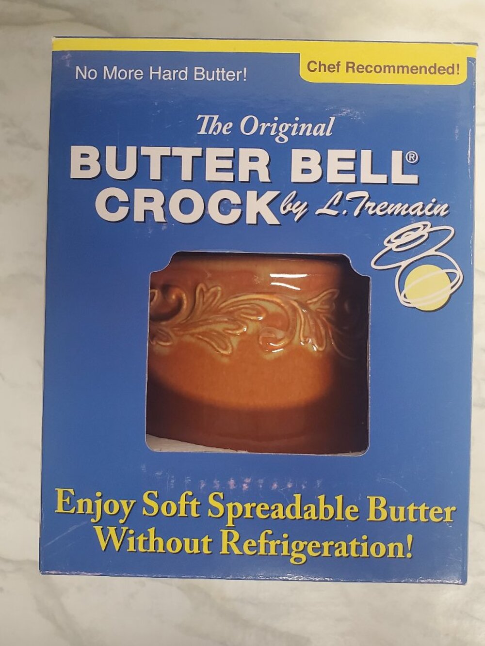 NWT L. Tremain Original Butter Bell Crock